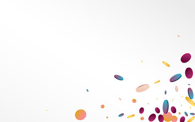 Rainbow Round Fun Grey Background. Unicorn Effect