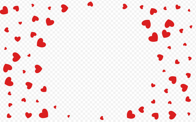 Burgundy Heart Vector Transparent Backgound.