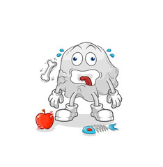 ghost burp mascot. cartoon vector