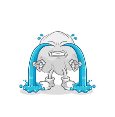 ghost crying illustration. character vector