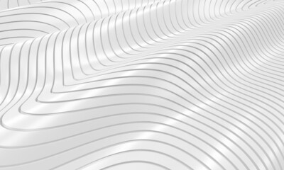 Wave curved abstract background surface