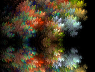 Obraz premium Imaginatory fractal abstract background Image