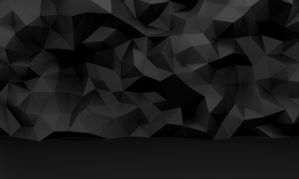 Dark Chaotic Poligon Surface Background