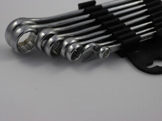 steel workshop tools tighten fixed star keys loosen utensils