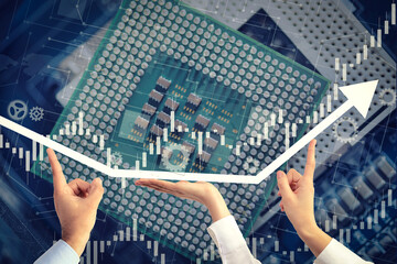 Global shortage or crisis of semiconductors and processors - 510368053