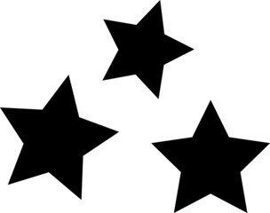 stars icon symbol vector on white background.eps