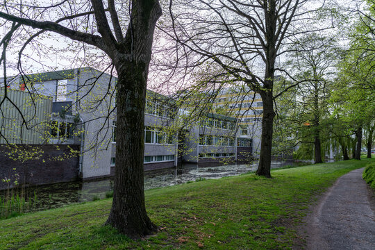 Health care buildings in Groningen, The Netherlands.