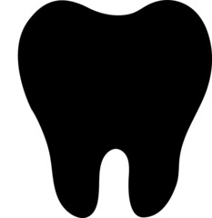  Tooth icon symbol vector on white background,.eps