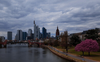 Obraz premium Skyline Frankfurt