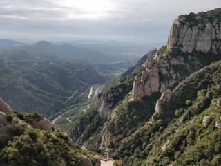 view from the top of the mountain
