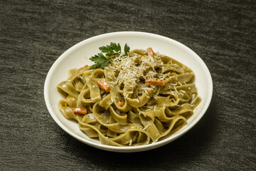 イタリアンパスタ　talian pasta made outdoors