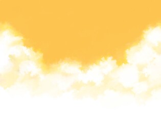 夕暮れの水彩背景	雲