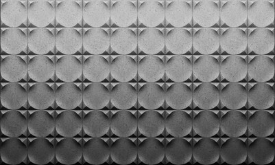 3d seamless geometric background. 3d render background. architecture concrete texture
