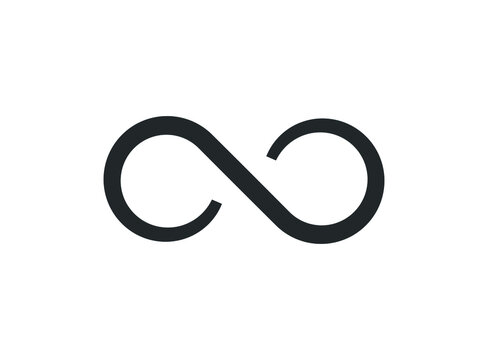 infinity symbol or sign, infinity icon