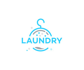 Laundry Logo Design vector Template