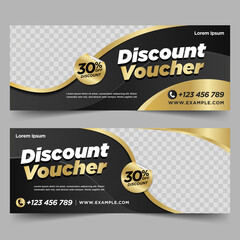 Obraz premium Food gift voucher, discount design template 