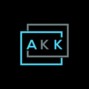 AKK letter logo creative design. AKK unique design. 