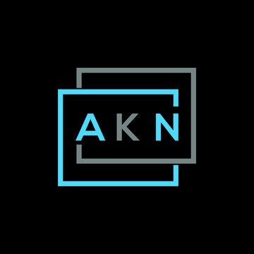 AKN letter logo creative design. AKN unique design. 