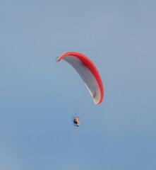 paraglider in the sky