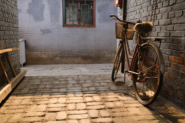 Bicycle in Beijing's hutong