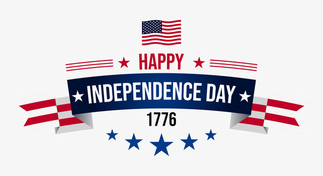 4th of July Independence Day banner background