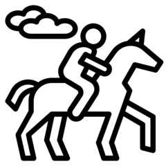 Horseback riding Icon