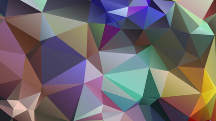 Abstract Color Polygon Background Design, Abstract Geometric Origami Style With Gradient