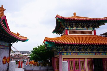 Naklejka premium Photos of Chinese temples in Asia