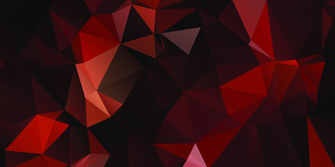 Abstract Color Polygon Background Design, Abstract Geometric Origami Style With Gradient