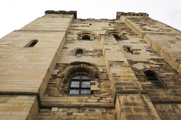 Newcastle upon Tyne UK: 2nd Aug 2020: Newcastle Castle exterior