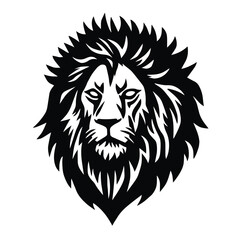 Fototapeta na wymiar Lion Head Logo Mascot Vector Template Illustration Design Template