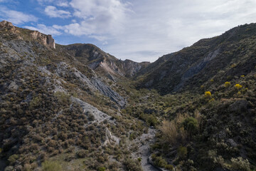 mountainous area in the south of Andalucia