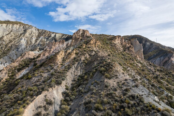 Fototapeta na wymiar mountainous area in the south of Andalucia