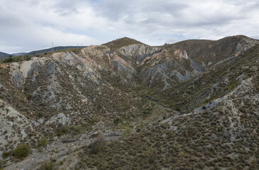 mountainous area in the south of Andalucia