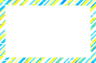 background with watercolor yellow and blue stripes