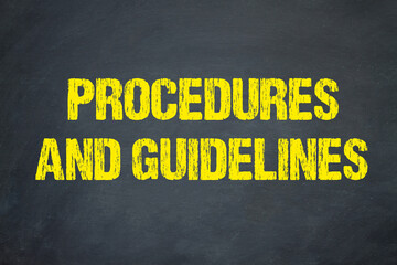 Procedures and Guidelines