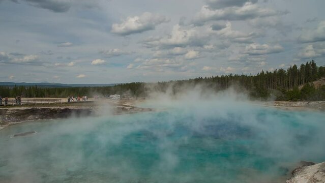 Excelsior Geyser Crater Panorama