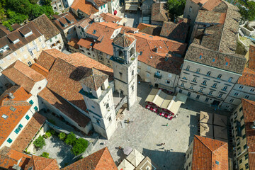 Kotor, altstadt. Aussicht von oben. Montenegro