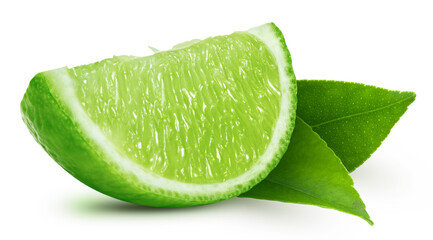 Lime isolated on white background