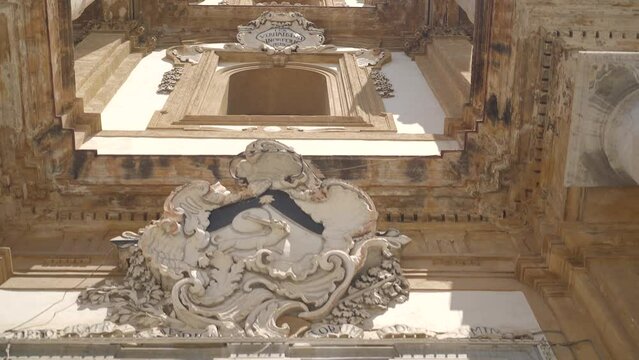 Details of Column of the Immaculate Conception, Church of Saint Dominic, 1728