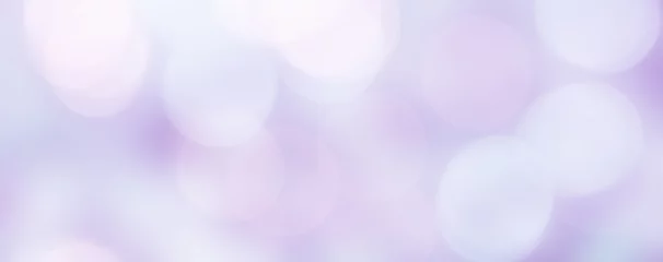 Keuken spatwand met foto Wide Angle Soft Blurred Light Purple Bokeh Background © lumikk555