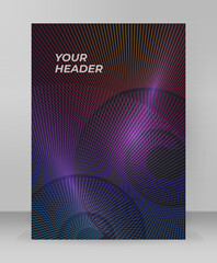 Design elements business presentation template. Vector illustration vertical web banners background, backdrop glow light effect . EPS 10 for web template, web site page presentation, neon disco club