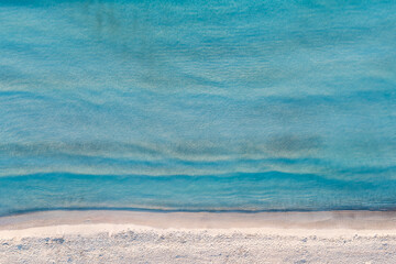 Top view of Playa de Muro beach, Mallorca,  Spain