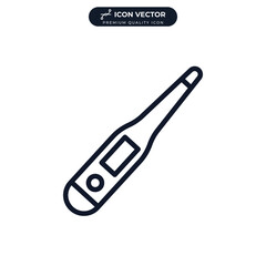 thermometer icon symbol template for graphic and web design collection logo vector illustration