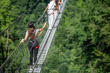  Walk on the longest Tibetan bridge in Europe