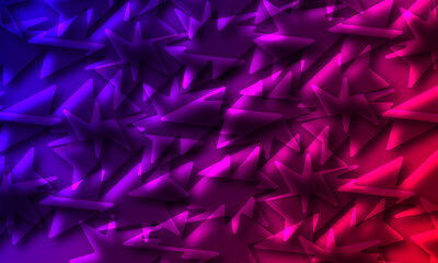 Abstract purple background with stars .