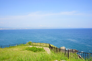 Fototapeta na wymiar Cape Tachimachi in Hakodate, Hokkaido, Japan - 日本 北海道 函館 立待岬 