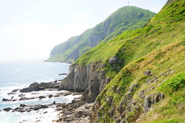 Fototapeta premium 日本 北海道 函館 立待岬