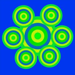 mandalas beautiful patterns for textiles in raster format