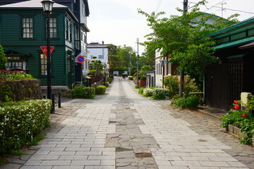 City of Motomachi in Hakodate, Hokkaido, japan - 日本 北海道 函館 元町 街並み	